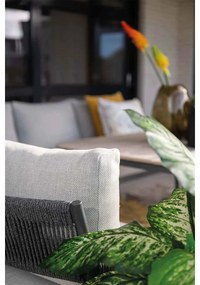 Garden Impressions Tineo lounge dining set 5-delig - donker grijs