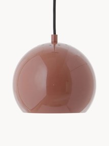 Kleine bolvormige hanglamp Ballbraun