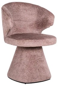 Richmond Interiors Gatsbi Design Stoel Met Stoffen Poot Roze