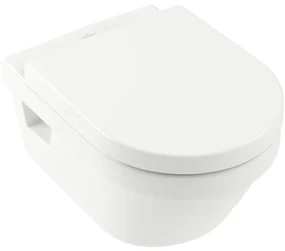 Villeroy & Boch Architectura CombiPack hangend toilet diepspoel met toiletzitting met softclose en quickrelease wit 5684h101