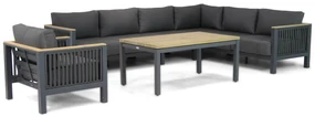 Dining Loungeset 6 personen Rope Grijs Santika Furniture Santika Shadow