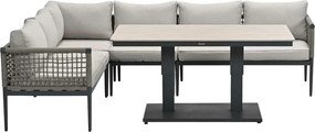 Garden Impressions Burela - Brugge lounge dining set 5-delig links - taupe