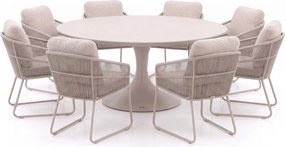+ 10% kassakorting | Diningset SUNS | 8 personen | Tuinset sintered stone | 9-delig | Kees Smit Tuinmeubelen