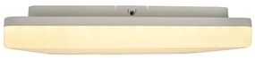 Buitenlamp Moderne wandlamp vierkant incl. LED met nummerstickervel - Plater Modern IP65 Buitenverlichting