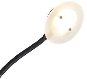 Moderne vloerlamp zwart incl. LED met leesarm - Chala Modern Binnenverlichting Lamp