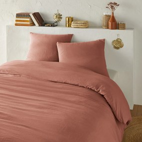 Bedset in gewassen microvezel, recycled polyester