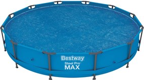 Bestway drijvende solar cover/afdekzeil - rond - Diameter 356 cm