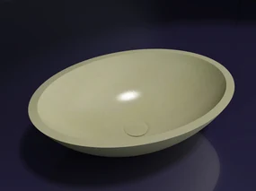 Best Design New Stone Epona opbouw waskom 52x38cm Sandstone