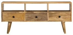 vidaXL Tv-meubel 110x36x50 cm massief mangohout