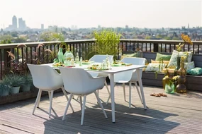 Hartman Sophie Studio dining armstoel - White - Alu poot
