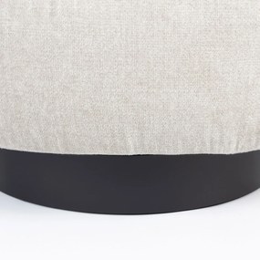Zuiver Eden Sand Ronde Fauteuil Draaibaar Zandkleur