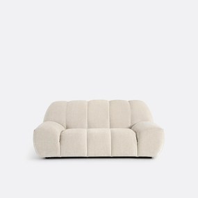 Vintage 2-zitsbank in ribfluweel, Nuria