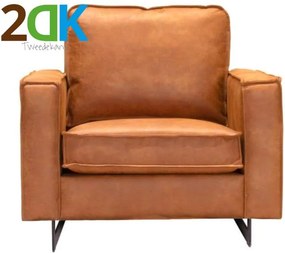 Tweedekans - Fauteuil - Riverdance - leer Colorado cognac 03