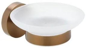 Sapho X-Round zeephouder rond koper geborsteld
