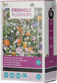 Buzzy seeds Strooidoos Bloemen - Friendly Flowers Bijen Laag - 25m²