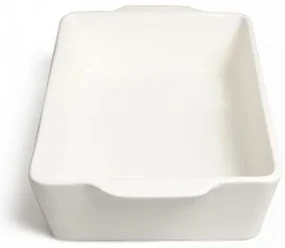 Ovenschaal wit, porselein, 33 cm