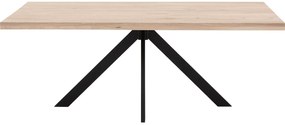 Goossens Eettafel Blade, Strak blad 180 x 90 cm 6 cm dik