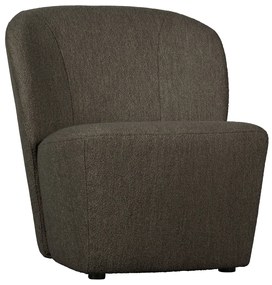 Vtwonen Lofty Boucle Fauteuil Bruin