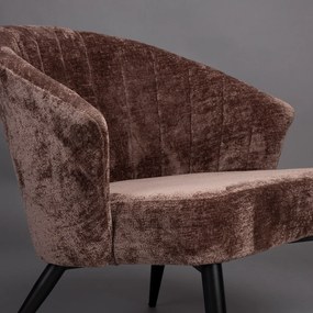 Dutchbone Georgia Fauteuil Paars Velvet