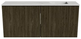 Mondiaz Joya DLux 90cm toiletmeubel shadow met wastafel faye rechts 1 kraangat opalo