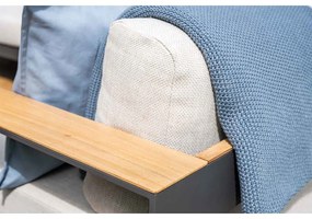 Garden Impressions Malakka loungeset 3 - delig carbon black/valley sand/light teaklook