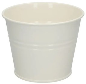Bloempot, zink, offwhite,Ø 14 cm