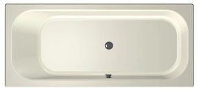 Xenz Aruba Ligbad - 170x75x48 - afvoer Midden - acryl - pergamon 6801-02