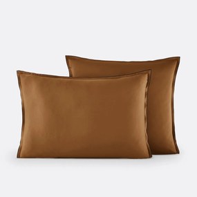 Kussensloop in gewassen katoensatijn van 118 draden, Victor uni