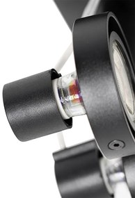 Moderne spot zwart 2-lichts - Master 50