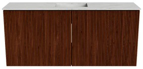 Mondiaz Joya DLux 90cm toiletmeubel ruby met wastafel faye midden zonder kraangat opalo