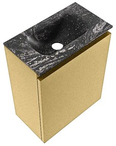 Mondiaz Ture DLux toiletmeubel 40cm oro met wastafel lava midden zonder kraangat