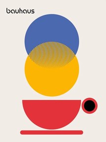 Ilustratie Bauhaus Coffee Abstract, Retrodrome