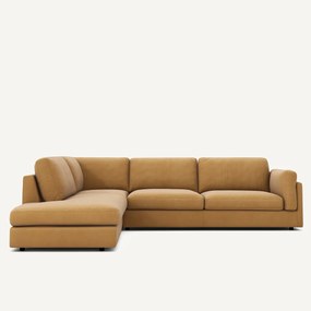 Ombouwbare hoekbank, in linnen fluweel, César