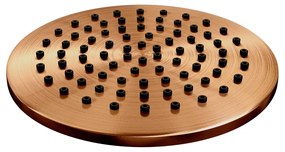 Brauer Copper Edition thermostatische inbouw regendouche met staafhanddouche, plafondarm en hoofddouche 20cm set 53 koper geborsteld PVD