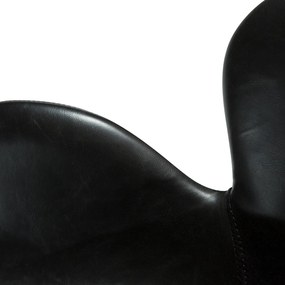 Dan-Form Gaia Design Bureaustoel Met Armleuning Zwart Kunstleer