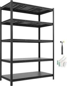VEVOR zwaar uitgevoerde opbergkast, opbergrek met 5 planken, 1230x623x1813 mm, 1360,8 kg, stalen frame, modulair en verstelbaar ontwerp voor doe-het-zelf, werkbankfunctie, flexibele opbergkast voor thuis, garage en werkplaats