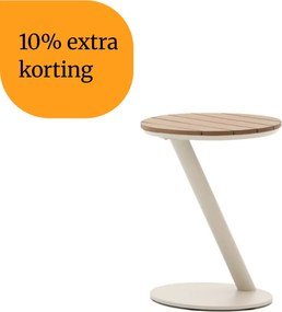 + 10% kassakorting | Bijzettafel tuin Bellagio | Rond | Tuintafel Polywood | Ø40cm | Kees Smit Tuinmeubelen