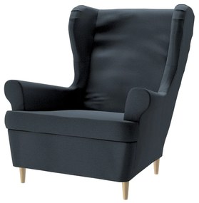 Dekoria IKEA hoes voor Strandmon fauteuil, donkerblauw