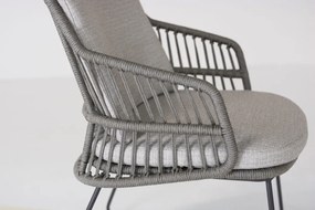4 Seasons Outdoor Ancora dining chair antraciet Silver Grey SALE  Tuinstoel    antraciet weerbestendig