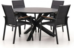 Diningset Bellagio | 4 personen | Tuinset sintered stone | 5-delig | Kees Smit Tuinmeubelen