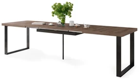 AVELLA Bruin Eik - LOFT TAFEL VOOR WOONKAMER/EETKAMER UITKLAPBAAR TOT 3,1 m!