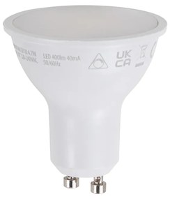 Smart GU10 50mm dimbare LED lamp opaal RGBW 4.7W 400 lm 2700-6500K