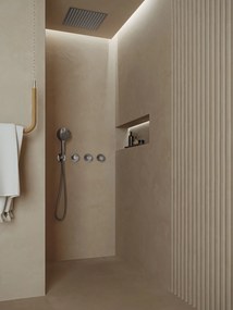 Saniclear Plus inbouw regendouche met inbouw douchekop 30x30cm en 2 standen handdouche chroom
