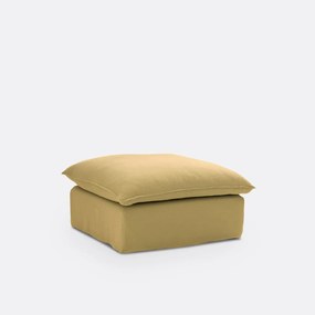 Poef, afneembare hoes, gekreukt linnen, ODNA