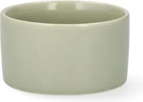 Ikebana schaal, porselein, licht groen, Ø10 cm