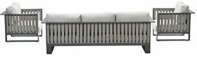 Garden Impressions Gabon loungeset 4-delig -taupe