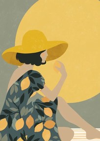 Ilustratie Lemon n the Sun, Katarzyna Gąsiorowska