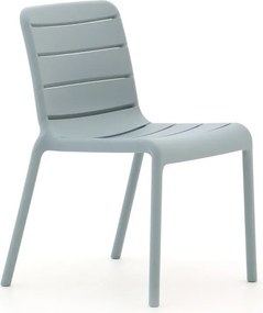 Dining tuinstoel | Forza  Narni | Kunststof | Blauw | Stapelbaar | Kees Smit Tuinmeubelen