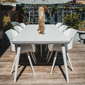 Hartman Sophie Studio dining armstoel - White - Alu poot