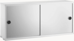 Kast String System met 2 spiegeldeuren, B 78 x D 20 cm